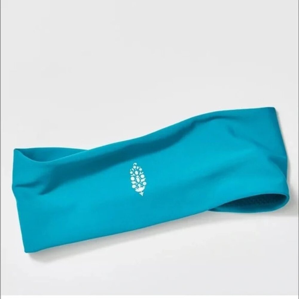 FP Movement Slam Dunk Silicone Grip Soft Headband Teal Green